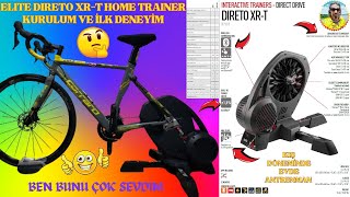 Elite Direto XRT Home Trainer Kurulum Ve İlk Deneyim  Part1 [upl. by Gunner719]