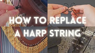 How to Replace a Harp String [upl. by Eek546]