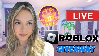 🔴LIVE PLAYING ROBLOX  GIVEAWAY [upl. by Ettenel965]