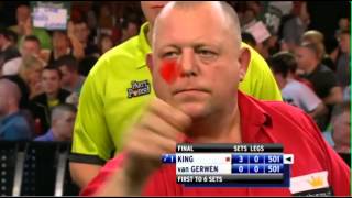 King v van Gerwen  39  FINAL  World Grand Prix 2012 [upl. by Baecher]