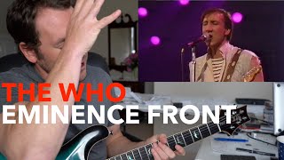 Guitar Teacher REACTS THE WHO quotEminence Frontquot LIVE Toronto 17th Dec 1982 4K [upl. by Sikras]