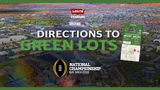 Levis Stadium Parking  Directions to Green Lots [upl. by Chevalier]