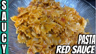 Red sauce pasta easysuper delicious pastaone pot pasta ready in just 10 min⏳⏱️ [upl. by Elwina]