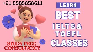 IELTS amp TOEFL classes  Best training for foreign exams like IELTS amp TOEFL  Study free consultancy [upl. by Charie]