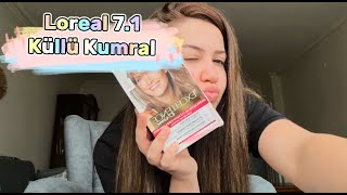 Loreal 71 Küllü Kumral Deniyoruz  Çok iyi oldu 👍 [upl. by Ettelliw]