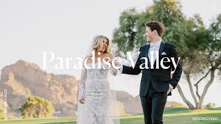 Paradise Valley Country Club Wedding Video  Paige and Keaton  Arizona USA  Moon and Back Co [upl. by Crystie]