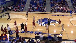 Harrisonville High vs Warrensburg High School Girls Varsity Basketball [upl. by Sema313]