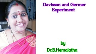 Davisson and Germer experiment [upl. by Desai482]