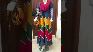 Latest maxi designs for girl simple long frock designs cutting stitching full video on my channel [upl. by Ocirema778]