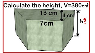 Length of a trapezoidal prism [upl. by Esile532]