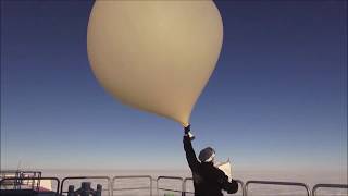 quotBalloon launch videoquot Source the Alfred Wegener Institute [upl. by Adnarim]