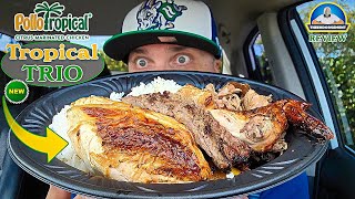 Pollo Tropical® Tropical TRIO Review 🍗🐖🥩 3 Meats amp 3 Sides  theendorsement [upl. by Luanne]