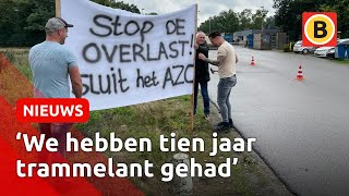 Demonstraties tegen AZC in Budel tijdens open dag  Omroep Brabant [upl. by Anoi486]