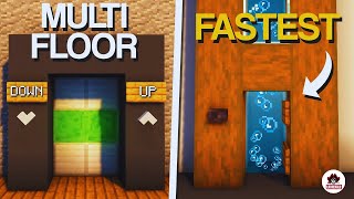 Minecraft 3 Working Elevator Tutorials [upl. by Florette366]