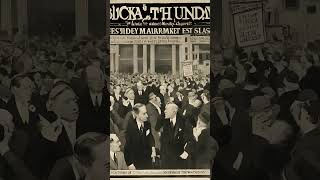 The 1929 Stock Market Crash Black Thursday  history [upl. by Solitta]