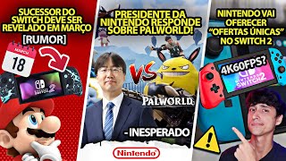 Sucessor do Nintendo Switch deve ser revelado em Março RUMOR  Nintendo promete quotProposta únicaquot [upl. by Adiesirb]