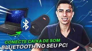 Como conectar CAIXA DE SOM BLUETOOTH no PC [upl. by Novehs]