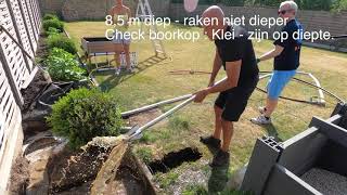 boorput zelf boren  grondwater  doe het zelf [upl. by Alimac]