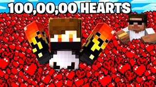 Dash Has 10000000 HEARTS In MINECRAFT [upl. by Niltiak]