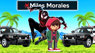 Adopted by MILES MORALES In GTA 5 [upl. by Jaf269]