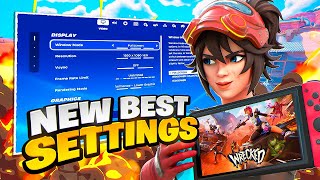 NEW BEST Nintendo Switch Settings For Chapter 5 Fortnite Settings Explained [upl. by Aynik]