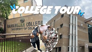 Delhi University  Ramanujan College Campus Tour  College vlog 🦋 delhiuniversity collegetour [upl. by Darice]