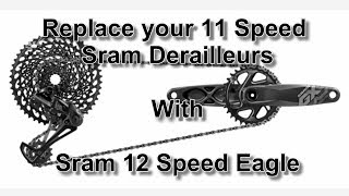 Sram Eagle 12 speed derailleur backward compatible with 11 speed Sram amp Garbaruk 11 speed Cassette [upl. by Barstow519]