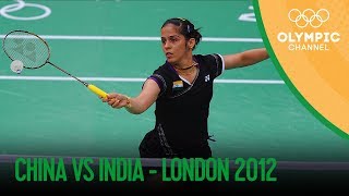 Saina Nehwal Wins Badminton Womens Singles Bronze  IND v CHN  London 2012 Olympics [upl. by Nosnar]