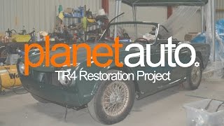 Triumph TR4 Restoration Planet Auto Introduces Episode 1 [upl. by Ynafetse]