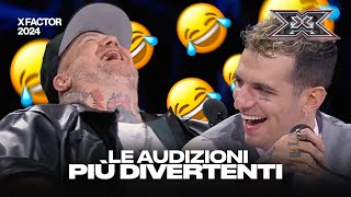 È lora delle AUDIZIONI più DIVERTENTI di X FACTOR 2024 Compilation [upl. by Wiltshire]