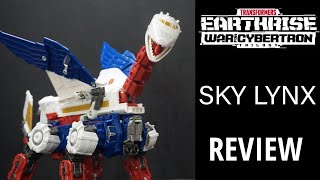 Transformers Earthrise WFC Trilogy Sky Lynx Review [upl. by Atelokin]