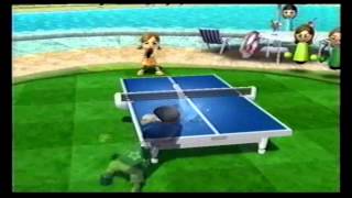 Wii Sports Resort Table Tennis Match vs Lucia Champion [upl. by Metzgar]