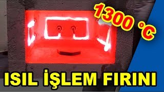 30 Liraya Kendin yap 1300 °C Bıçak Fırını Seramik ve Metal Eritme Fırını [upl. by Tama278]