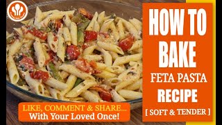 Baked Feta Pasta  Baked Cherry Tomato Feta Pasta Recipe  Tiktok Vegan Spinach Feta Pasta Recipes [upl. by Forland487]