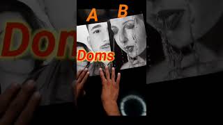 Doms vs artline pencil drawing artartist artist artist sketch viral viralvideo viralshorts [upl. by Orabla]