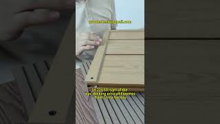 14 22USD per sqm of the wpc decking price philippines from China factory [upl. by Eltsryk357]