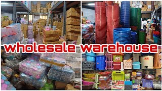 wholesale warehouse near mumbai  all plastic items vlogs wholesale [upl. by Esekram]