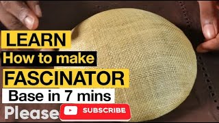 DIYHOW TO MAKE FASCINATOR BASE [upl. by Pelletier21]