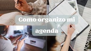 COMO ORGANIZO MI AGENDA  Mi método de organización Aplicaciones útiles organizacion agenda [upl. by Swartz68]