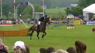 Richard Howley and Chinook winning the Grand Prix at Bramham International Horse Trials 2016 [upl. by Aitsirk]