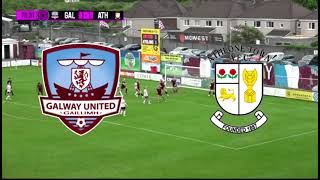 Galway United FC 2  2 Athlone Town AFC Avenir Sports AllIsland Cup Eamonn Deacy Park 18052024 [upl. by Lesser]