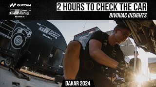 2 Hours to Check the Car  Bivouac Insights  Dakar 2024  TOYOTA GAZOO Racing Baltics [upl. by Lillith]