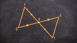 Geometry  Proving Two Triangles are Congruent Using SAS [upl. by Lerret]