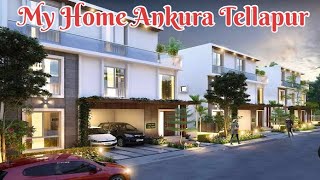 My Home Ankura Tellapur Hyderabad  Luxury Villa Merajanwarvlogs [upl. by Drona]