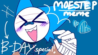 Moestep  Animation meme  Birthday Special  fw  Flipaclip [upl. by Selij468]