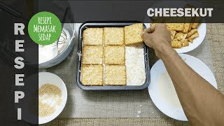 Resepi Cheesekut Original Kek Biskut Cream Cheese [upl. by Doherty]