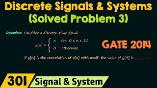 Discrete Time Signals amp Systems Solved Problem 3 [upl. by Rania]