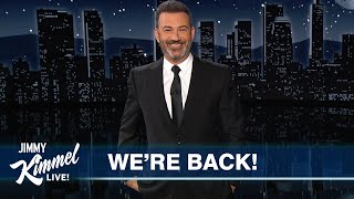 Jimmy Kimmel Makes Triumphant Return After Five Long Months [upl. by Imoan821]