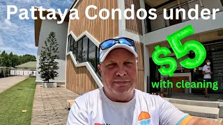 Wait WHAT  2 x PATTAYA Condos FROM 350day and ONE includes Cleaning CRAZY CHEAP [upl. by Ymmaj295]