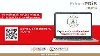 DIGIPRiS trámites digitales de medicamentos Modificaciones Menores y Moderadas [upl. by Ahseenak]